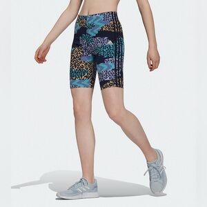Farm Rio Adidas 3 Stripes Print Shorts